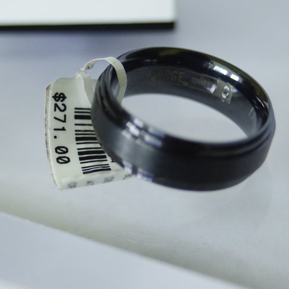 Forge Tungsten Men's Ring SZ 10 - Picture 4 of 4